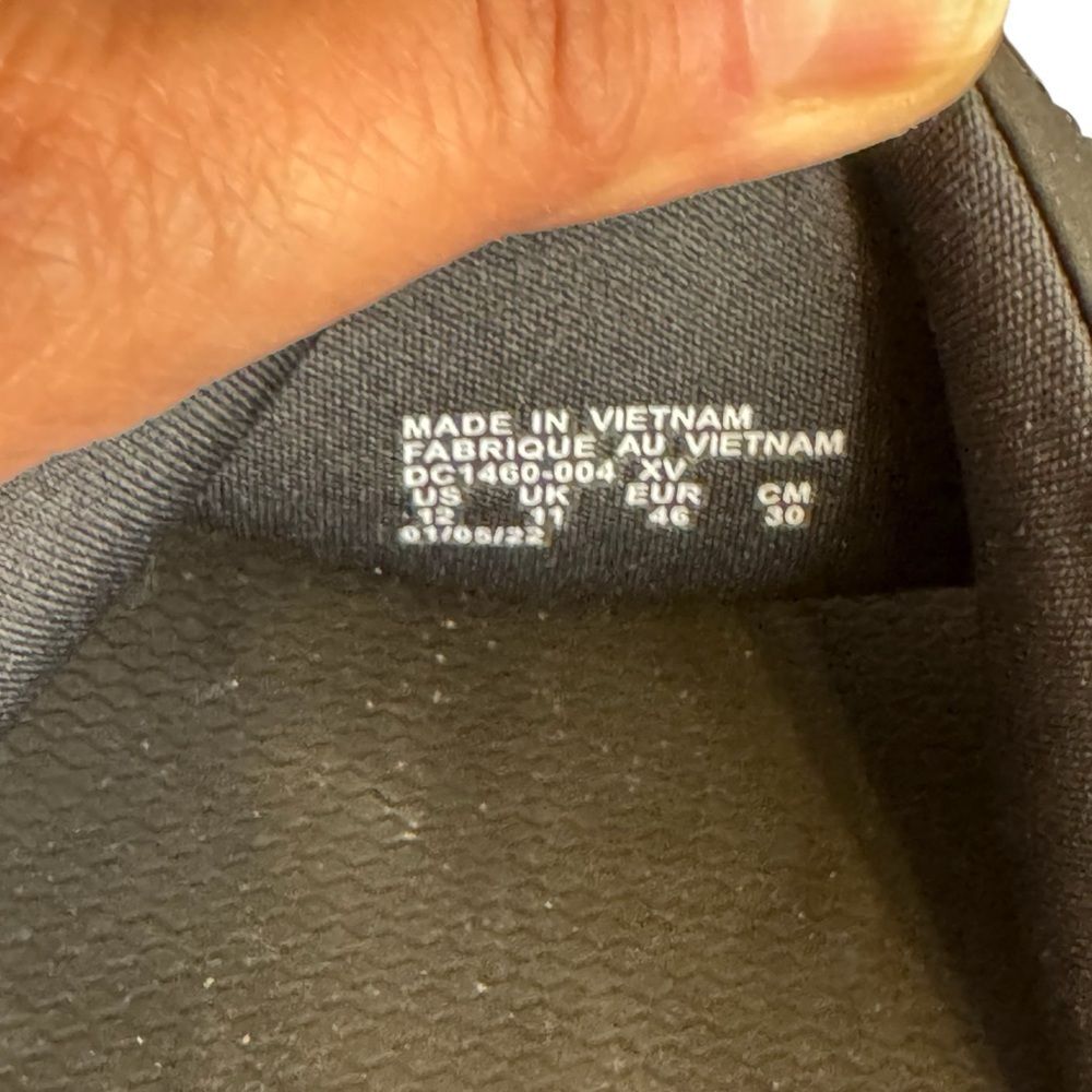 Nike Air Max Cirro Black White Slides Open Toe Laid Back Comfort Size 12 - Picture 7 of 7